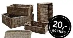 Pronto wonen Mand Cestelli Rechthoek aanbieding