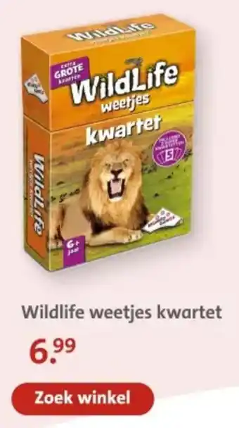 Bruna Wildlife weetjes kwartet aanbieding