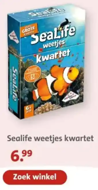 Bruna Sealife weetjes kwartet aanbieding