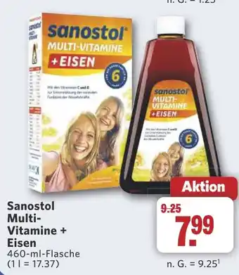 Combi Sanostol Multi- Vitamine + Eisen aanbieding