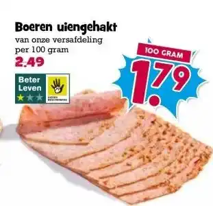 Boon`s Markt Boeren uiengehakt aanbieding