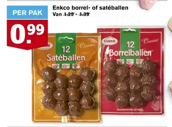 Hoogvliet Enkco borrel- of sateballen aanbieding