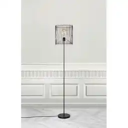 Praxis Nordlux vloerlamp Elvis zwart Ø32cm E27 aanbieding