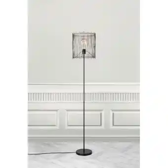 Praxis Nordlux vloerlamp Elvis zwart Ø32cm E27 aanbieding