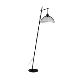 Praxis EGLO vloerlamp Pompeya zwart E14 aanbieding