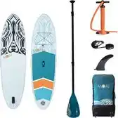 Bol.com MOAI 9'5 - Opblaasbaar allround SUP board - Compleet - Inclusief tas peddel pomp aanbieding