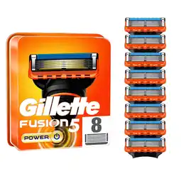 Amazon Gillette Fusion Power Blades 8 navulmesje aanbieding