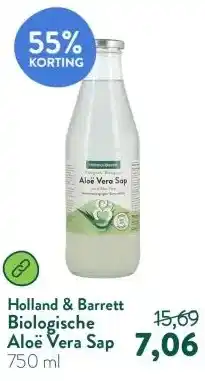 Holland & Barrett Biologische Aloë Vera Sap aanbieding