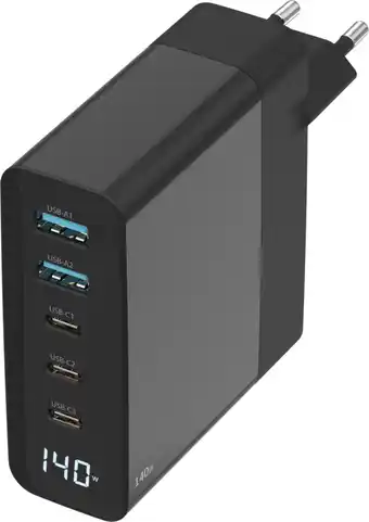 Coolblue Sitecom 140W Power Delivery Wall Charger with LED display aanbieding