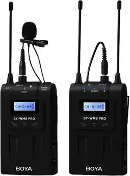 Coolblue Boya UHF Duo Lavalier Microfoon Draadloos BY-WM8 Pro-K1 aanbieding