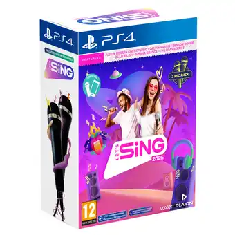 MediaMarkt Koch Software Let's Sing 2025 + 2 Microphones - International Edition Playstation 4 aanbieding