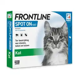 Pets Place Frontline Spot On Kat - Anti vlooien en tekenmiddel aanbieding