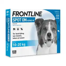 Pets Place Frontline Spot On 2 Medium Hond Medium - Anti vlooien en tekenmiddel aanbieding