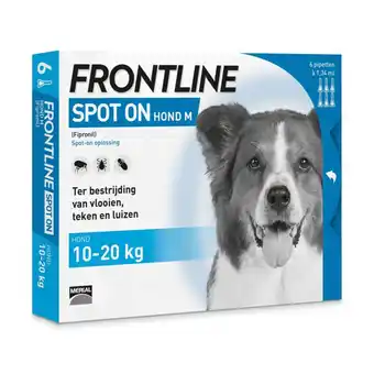 Pets Place Frontline Spot On 2 Medium Hond Medium - Anti vlooien en tekenmiddel aanbieding