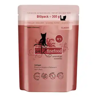 Zooplus 6x300g catz finefood Gevogelte Nat kattenvoer aanbieding