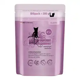 Zooplus 6x300g catz finefood Lam & Konijn Nat kattenvoer aanbieding