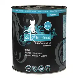 Zooplus 6 x 800g catz finefood Purrrr No.113 nat schapenkattenvoer aanbieding