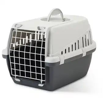 Pets Place Savic Trotter 1 - Kattenvervoersbox - Lichtgrijs Antraciet aanbieding