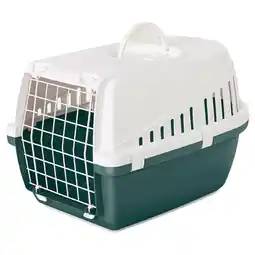 Pets Place Savic Trotter 1 Nordic - Kattenvervoersbox - Wit Groen aanbieding