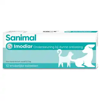 Pets Place Sanimal Imodiar - Supplement - Spijsvertering - 10 tab aanbieding