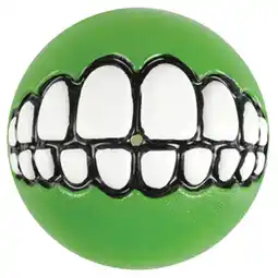 Pets Place Rogz Grinz Treat Ball Medium - Hondenspeelgoed - Lime M aanbieding