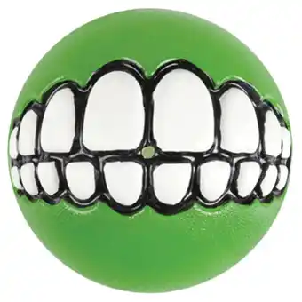 Pets Place Rogz Grinz Treat Ball Medium - Hondenspeelgoed - Lime M aanbieding