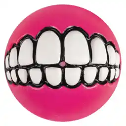 Pets Place Rogz Grinz Treat Ball Small - Hondenspeelgoed - Roze S aanbieding