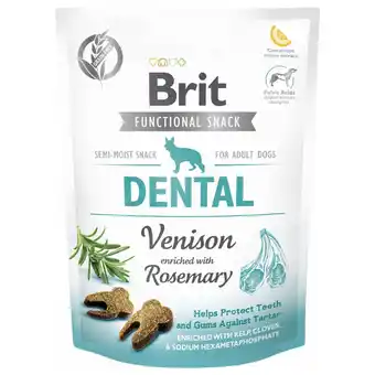 Pets Place Brit Care Fs Dental Venison - Hondensnacks - Rozemarijn 150 g aanbieding