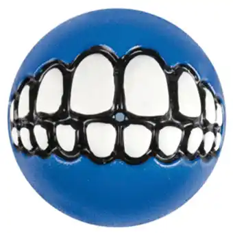 Pets Place Rogz Grinz Treat Ball Small - Hondenspeelgoed - Blauw S aanbieding