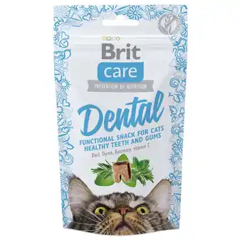 Pets Place Brit Care Cat Snack Dental - Kattensnack - Kalkoen 50 g aanbieding