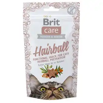 Pets Place Brit Care Cat Snack Hairball - Kattensnack - Eend 50 g aanbieding