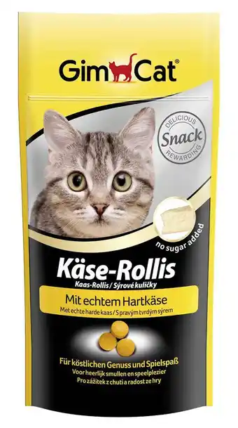 Pets Place Gimcat Kaas-Rollis - Kattensnack - 40 g aanbieding