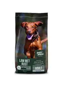 Pets Place Pets Place Plus Hond Adult Lam - Hondenvoer aanbieding