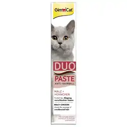 Pets Place Gimcat Duo-Pasta - Kattensnack - Kip Malt 50 g Anti-Hairball aanbieding