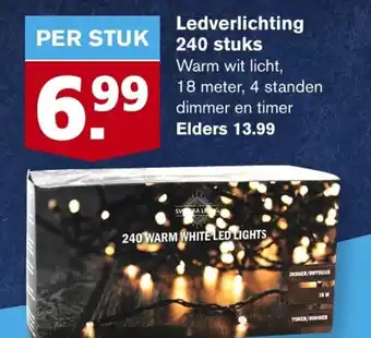 Hoogvliet Ledverlichting 240 stuks aanbieding