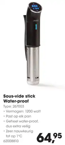 HANOS Sous-vide stick Water-proof aanbieding