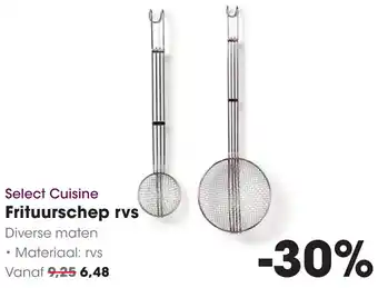 HANOS Select Cuisine Frituurschep rvs aanbieding