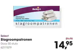 HANOS Select Slagroompatronen aanbieding