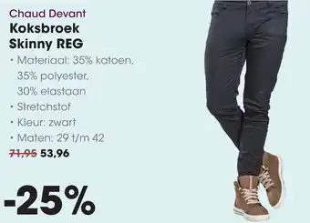 HANOS Chaud Devant Koksbroek Skinny REG aanbieding