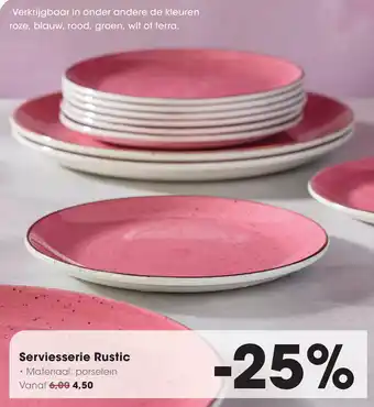 HANOS Serviesserie Rustic aanbieding