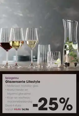 HANOS Spiegelau Glazenserie Lifestyle aanbieding