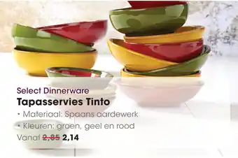 HANOS Select Dinnerware Tapasservies Tinto aanbieding