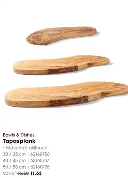 HANOS Bowls & Dishes Tapasplank aanbieding