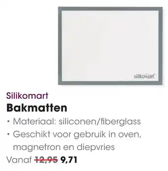 HANOS Silikomart Bakmatten aanbieding