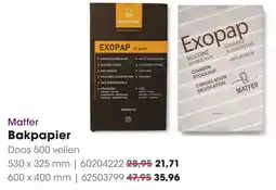 HANOS Matfer Bakpapier aanbieding