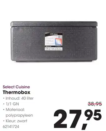 HANOS Select Cuisine Thermobox aanbieding