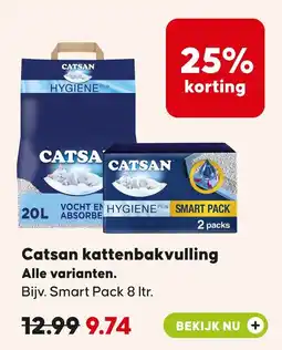 Pets Place Catsan kattenbakvulling aanbieding