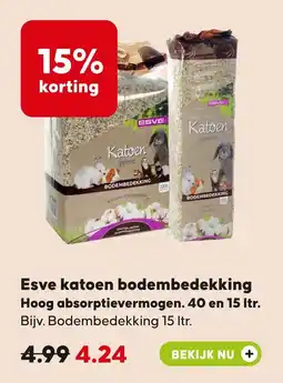 Pets Place Esve katoen bodembedekking aanbieding