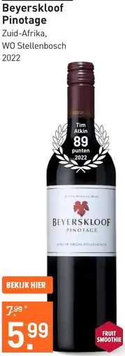 Gall & Gall Beyerskloof Pinotage aanbieding