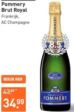 Gall & Gall Pommery Brut Royal aanbieding